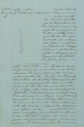 "Consulta relativa a uma reclamação da Société des Forges & Chantiers de la Méditerranée...