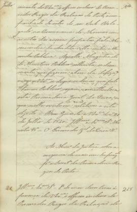 "Ao Ministro da Justiça sobre a exigencia de mais um Empregado para a Secretaria da Procurad...