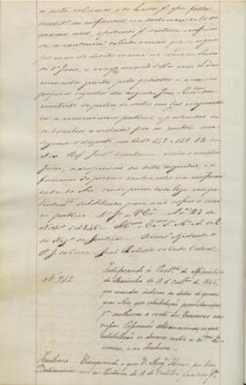 "Satisfazendo á Portaria do Ministerio da Marinha de 18 d'Outubro de 1845, que mandou indica...