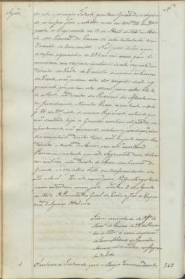 "Idem em virtude do Officio do Ministro do Reino de 23 de Dezembro de 1840, á cerca da prisã...