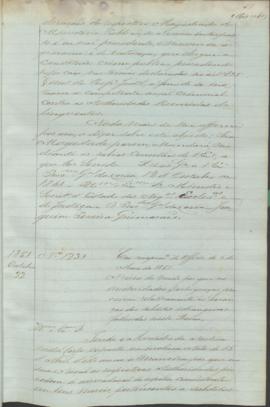"Em cumprimento do officio de 6 de Maio de 1861, Ácerca do modo por que as auctoridades Port...
