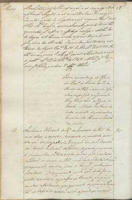 "Idem em virtude do Officio do Ministerio do Reino de 12 de Março de 1842, ácerca da cessão ...