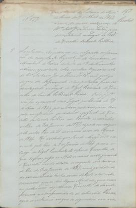 "Em virtude da Portaria do Ministerio do Reino de 19 d'Abril de 1847, ácerca da nova instanc...
