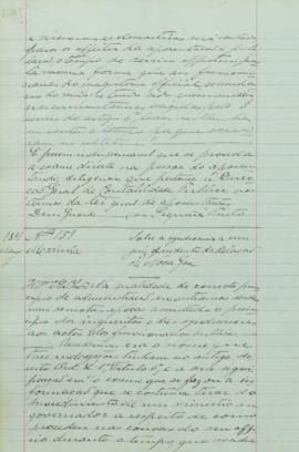 "Sobre a sindicância a um juiz presidente da Relação de Nova Goa"