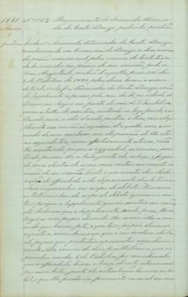 "Requerimento de Armindo Fernandes da Costa Braga pedindo perdão"