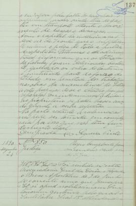 "Régio beneplácito para ser considerado santo o dia de São José"