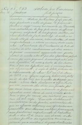 "Fabiao José Caetano pede perdão"