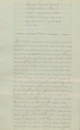 "Alfandegas. Peça de prata offerecida por sua Magestade A Rainha Adelaide de Inglaterra ao G...