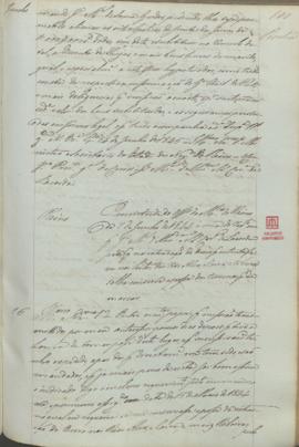 "Em virtude do officio do Ministerio do reino de 7 de Junho de 1844 á cerca do requerimento ...