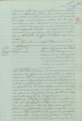 "Miguel Cândido de Bettencourt pede que se declare que só está sujeita ao imposto de 5 réis ...