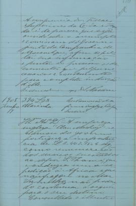 "Reclamação da firma ingleza [...]"