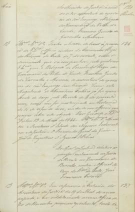 "Ao Ministro da Justiça, relativo ao processo instaurado no Juizo de Direito na Commarca de ...