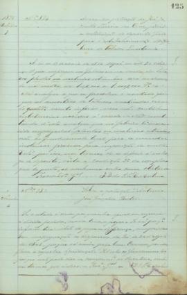 "Acerca da pertenção de José Jacintho Ferreira da Cruz, pedindo a restituição do deposito fe...