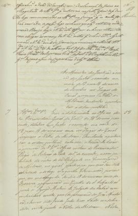 "Ao Ministro da Justiça, á cerca dos factos occorridos na noite de 13 para 14 do mez de Feve...
