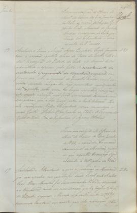 "Idem em virtude do Officio do Ministerio do Reino de 14 de Junho de 1842, á cerca da Camara...