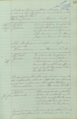 "Sobre a concessão da medalha de ouro de comportamento exemplar ao capitão de mar e guerra A...