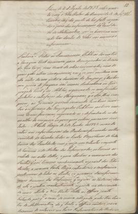 "Idem de 2 d'Agosto de 1838 sobre a conta em que o Vice Reitor da Misercordia de Coimbra, em...