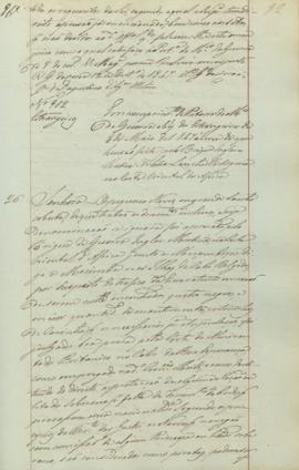 "[Parecer] em cumprimento da Portaria do Ministerio dos Estrangeiros de 8 de Maio de 1847 ác...