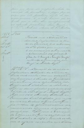 "Processo onde a Direcção da Sociedade proprietaria do theatro da Trindade pede ao Governado...