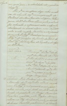 "Em cumprimento da Portaria do Ministerio da Marinha de 17 de Julho de 1851 ácerca do requer...