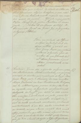 "Idem em virtude do Officio do Ministerio de Justiça de 4 de Março de 1844, á cerca de Luiz ...