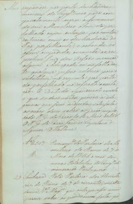 "Em cumprimento da Portaria do Ministerio do Reino de 7 de Maio de 1851 ácerca dos novos Est...