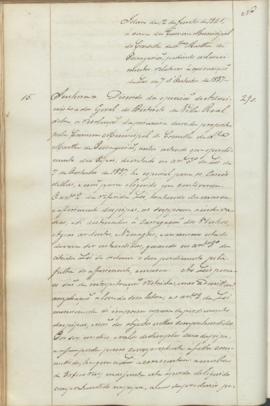 "Idem de 12 Junho de 1841, ácerca da Camara Municipal do Conselho de Santa Martha de Penagui...
