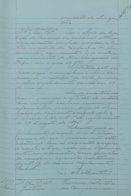 "Processo relativo ao compromisso tomado no último congresso Postal Universal, para que seja...