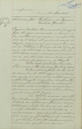 "Pretensão de Inácio Caetano Xavier"