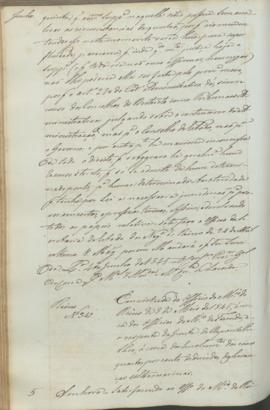 "Em virtude do officio do Ministerio do Reino de 8 de Maio de 1845, ácerca dos officios do M...