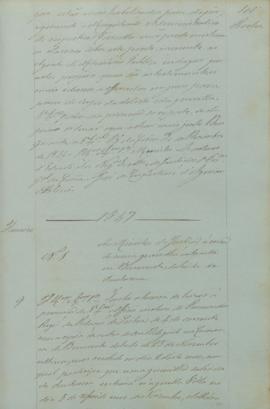 "Ao ministro da Justiça, acerca de uma guerrilha entrada em Benavente saída de Santarém"