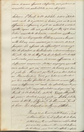 "Idem de 30 de Janeiro de 1837 sobre a conta do Administrador Geral do Destricto de Lisboa d...