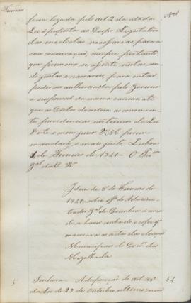 "Idem de 5 de Fevereiro de 1841 - sobre officio do Administrador Geral de Coimbra á cerca de...