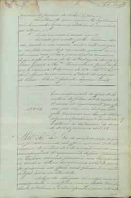 "Em cumprimento do officio do Ministerio da Justiça de 2 de maio ultimo, acerca do requerime...