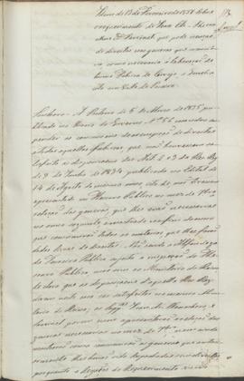 "Idem de 13 de Fevereiro de 1837 sobre o requerimento de Jean Ch-Sheenaelhers e Sauvinet que...