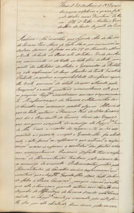 "Idem d'20 de Março d'1837 acerca dos papeis relativos á queixa feita pelo Mestre e mais Tri...