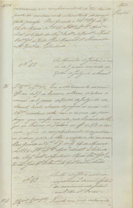 "Ao Ministro da Justiça á cerca da apprehensão de uma fabrica de cunhar moeda falsa na Villa...