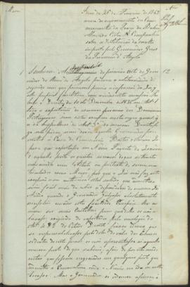 "Idem de 26 de Fevereiro de 1842 acerca do requerimento dos Commerciantes da Praça da Bahia,...