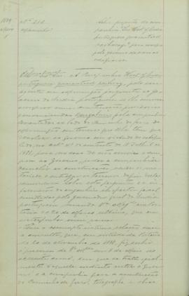 "Sobre proposta da companhia "The West of India Portuguese guarenteed railway" par...