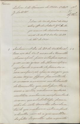 "Idem de 30 de Janeiro de 1841 sobre officio do Administrador Geral de Beja ácerca de duvida...