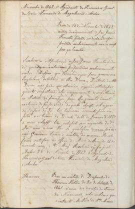 "[Parecer] em virtude de Despacho do Thezouro Publico de 20 de Setembro de 1841 ácerca dos d...