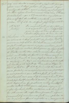 "Em cumprimento da Portaria 11 de Fevereiro 1851 acerca do comportamento d'alguns Subditos P...