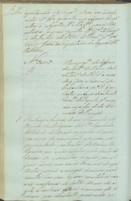 "Em cumprimento do Officio do Ministerio do Reino de 14 de Fevereiro de 1851 á cerca do que ...