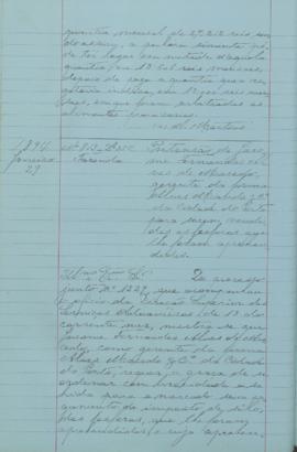 "Pretensão de Jácome Fernandes Alves de Macedo, gerente da firma Alves Macedo & Companhi...