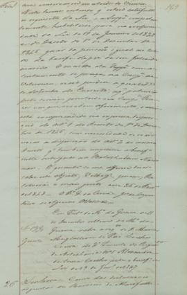 "[Parecer] em [cumprimento da] Portaria do Ministerio da Guerra de 11 de Dezembro ultimo sob...