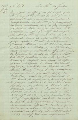 "Ao Ministro da Justiça"