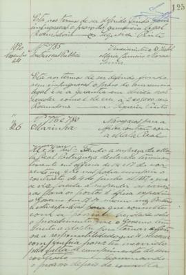 "Navegação para a África, contrato com a Mala Real"