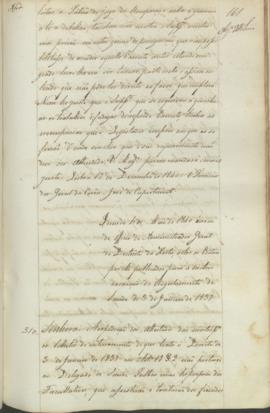 "Idem de 4 de Maio de 1840 ácerca de officio do Administrador Geral do Destricto da Horta, s...