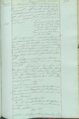 "Em execução do officio do Ministerio do Reino de 7 de Julho de 1852 a respeito da Associaçã...