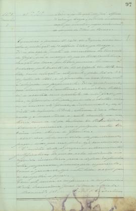 "Sobre a pertenção de José Alfredo d'Araújo Braga, pedindo indemnisação por quantias pagas i...